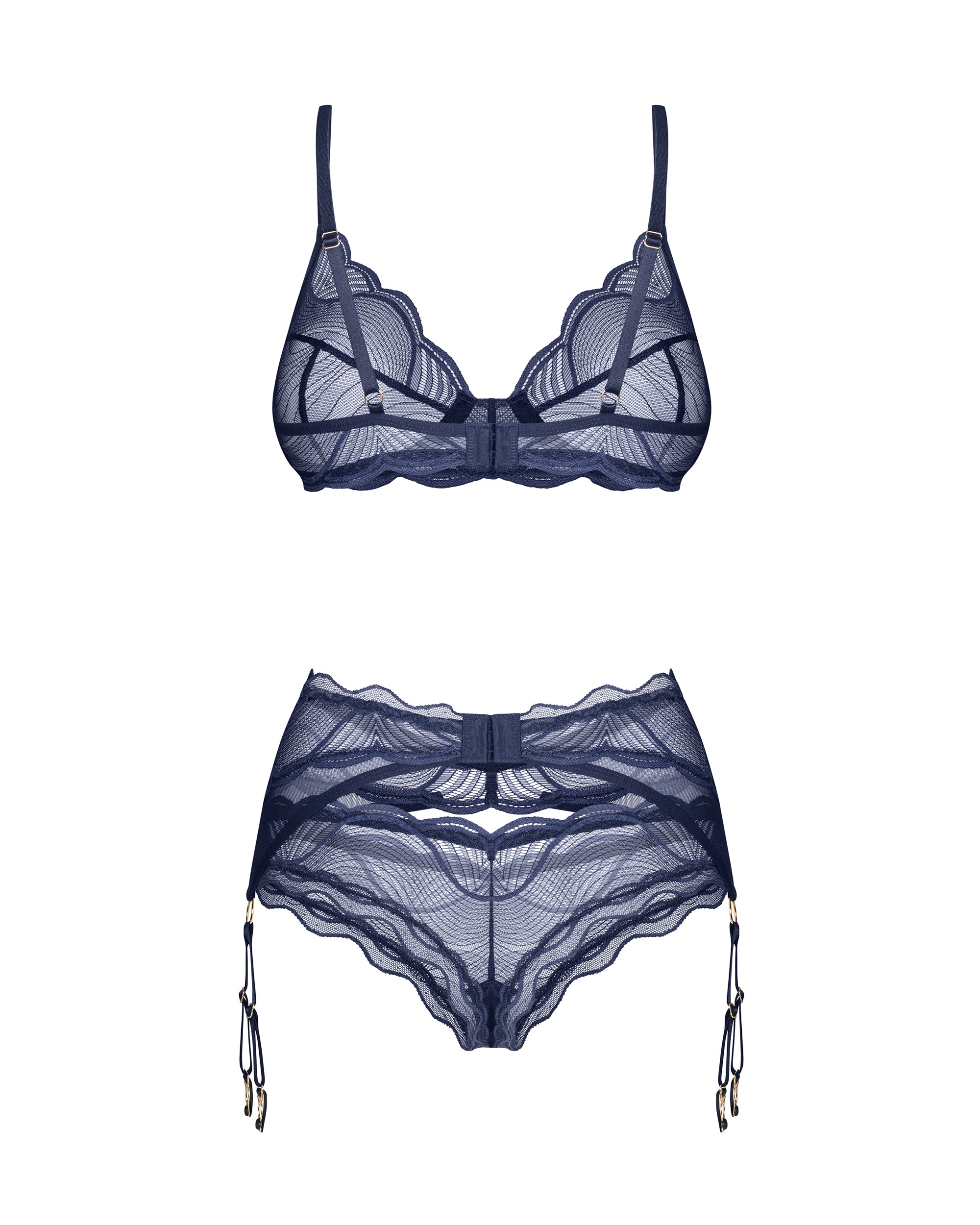 Nightly Blue Set - Eiffel Boudoir