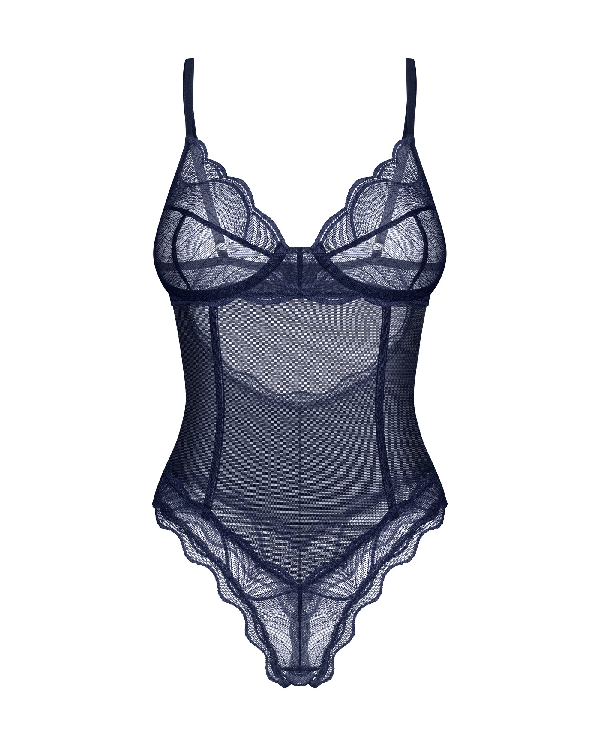 Nightly Blue Teddy - Eiffel Boudoir
