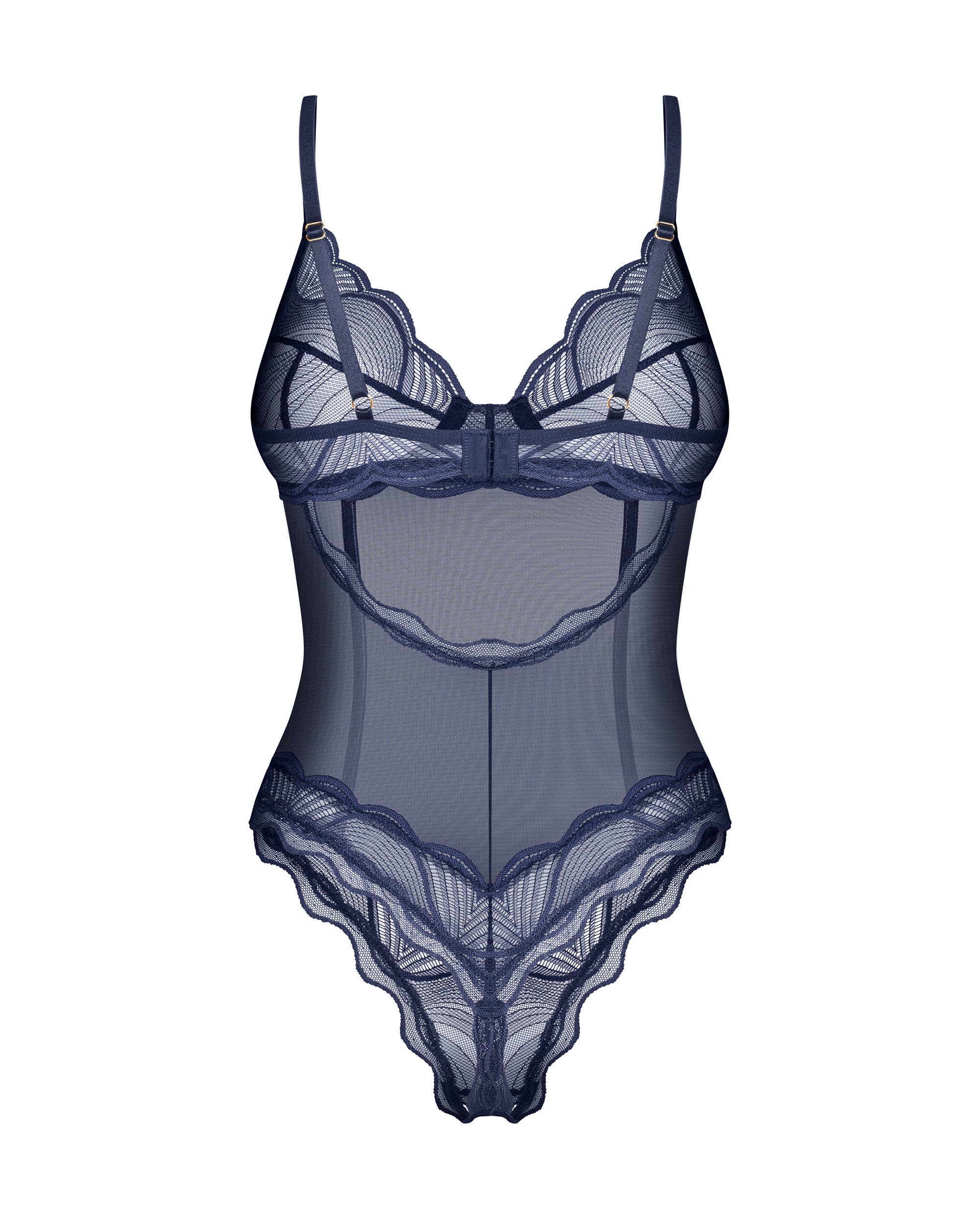 Nightly Blue Teddy - Eiffel Boudoir